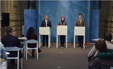 Die Arbeitseingliederungsprojekte für Menschen mit Behinderung standen im Mittelpunkt der Medienkonferenz am heutigen Donnerstag.