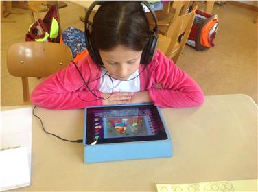10.000 Mal wurde die bei Kindern beliebte "Storiesapp" bisher heruntergeladen (FOTO: Bereich Innovation und Beratung)