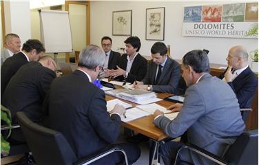 Das heutige Treffen zwischen Land und Terna - Foto: LPA/rm