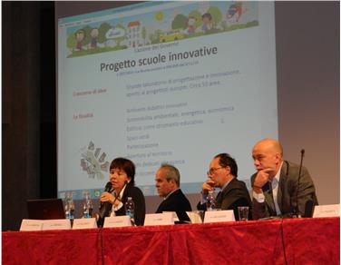 Best practices im Schulbau wurden in Campobasso besprochen (FOTO: LPA)