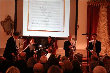 Gelungener Musikabend mit der Streicherakademie Bozen als Auftakt einer Veranstaltungsreihe zum 30-jährigen Bestehen des Landesarchivs (FOTO: Roman Clara/ www.provinz.bz.it/news)