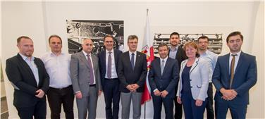 Besuch von Westthrakientürken gab es heute im Palais Widmann - Foto: LPA/ohn