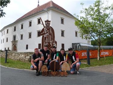 Die Schüler der Fachschule Fürstenburg in Kirchberg