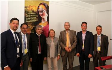 Auftakt für den internationalen Kongress im Museum Ladin in San Martin. (FOTO: Roman Clara - www.provinz.bz.it/news)