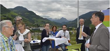 "Die Zusammenarbeit mit den Kollegen der Lombardei und des Trentino funktioniert besser denn je", berichtete LR Theiner den Journalisten in punkto Nationalpark Stilfserjoch.
