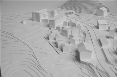 Der Planungswettbewerb als optimales Verfahren für die Lösung von siedlungsplanerischen Aufgaben: im Bild das Siegerprojekt für die Zone Gandellen von Andreas Flora.