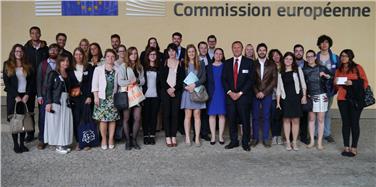 Die Teilnehmer der Alpeuregio Summer School haben zwei spannende Wochen in Brüssel erlebt.(Foto: LPA)