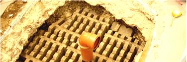 Radongas kann durch entpsrechende bauliche Maßnahmen ins Freie gelenkt werden. Foto: LPA/Umweltagentur