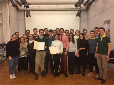 Eine Delegation des Landesbeirates der Schüler/innen für die deutschsprachige Schule traf vor Kurzem die Schülervertreterinnen und -vertreter Wiens.