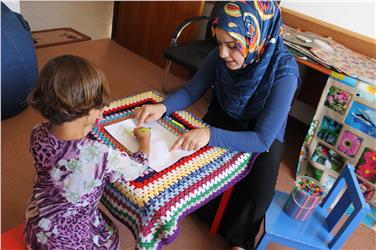 Das Betreuungs- und Therapieangebot richtet sich vor allem an die syrischen Kinder in den Flüchtlingslagern - Foto: LPA/Jiyan Foundation