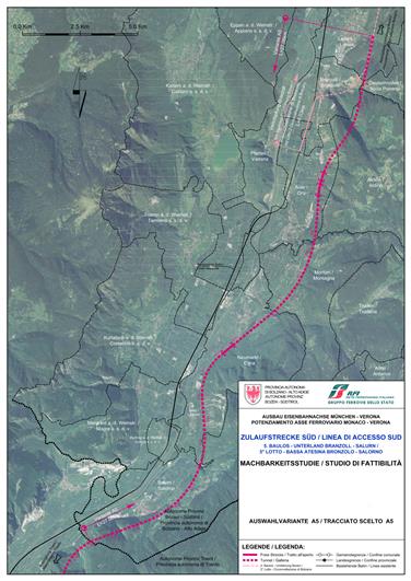 Brennerbasistunnel: Baulos 5, Zulaufstrecke Süd